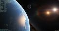 Exoplanet im Doppelsternsystem